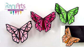 MARIPOSA ORIGAMI marcapáginas  DIY  ORIGAMI BUTTERFLY bookmark [upl. by Matlick]