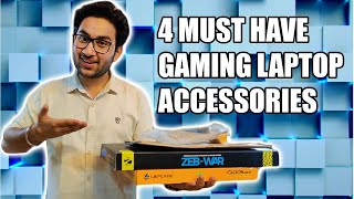 4 MUST HAVE Gaming Laptop Accessories  UNBOXING [upl. by Hike]