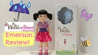 Wellie Wishers Emerson Doll Review I From American Girl [upl. by Elohcin967]