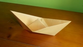 ⩥ Cómo hacer un BARCO 🛶 de papel FÁCIL  Origami PASO A PASO [upl. by Eiffub482]