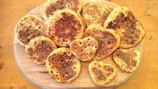 Homemade Crumpets Recipe  MYVIRGINKITCHEN [upl. by Lain215]