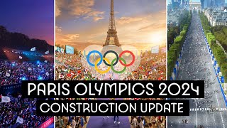 Paris 2024 Prepares Olympics Construction Update [upl. by Yelwar]