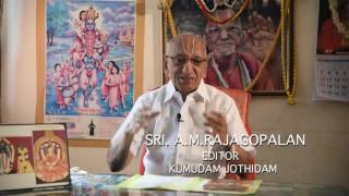 KUMUDAM JOTHIDAM EDITOR Sri A M Rajagopalans appeal  THE HINDU MADHAVAN [upl. by Aneloaup709]