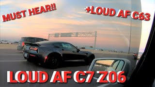 This C7 Z06 Corvette Sounds INSANE  AR Headers  Xpipe [upl. by Akyeluz]