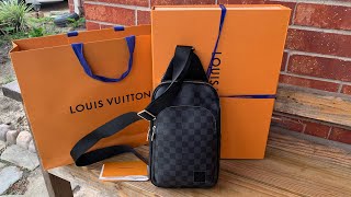 Louis Vuitton Avenue Sling Bag Unboxing [upl. by Yrreiht279]