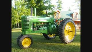 9 hrs of John Deere Model A Farm Tractor Engine Sound Sleep Relaxation [upl. by Merriott]