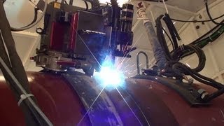 Pipeline Welding  Automatic Welding [upl. by Ruenhs]