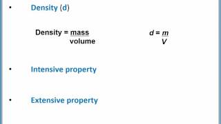 CHEMISTRY 101 Density [upl. by Acebber]