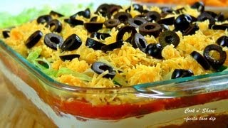 Fiesta Layered Taco Dip [upl. by Braynard]