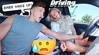 PASSING OUT WHILE DRIVING PRANK ON HUSBAND [upl. by Bandler]