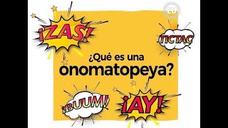 ¿Qué son las onomatopeyas [upl. by Wivinah306]