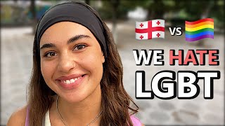 What Georgians think about LGBT TBILISI  GEORGIA [upl. by Atilrak]