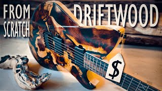 Most Expensive Guitar Ive Made  From Driftwood to HighEnd Build [upl. by Oigimer]