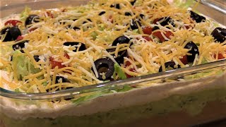 7 Layer Dip Recipe [upl. by Ajad]