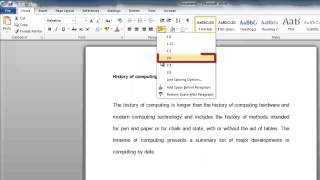 How to Change Paragraph Spacing in Word [upl. by Werra]