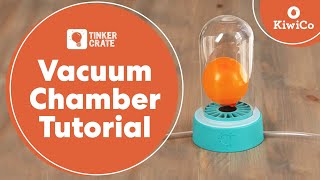 How to Make a Vacuum Chamber  Tinker Crate Project Instructions  KiwiCo [upl. by Aday202]