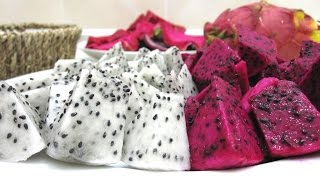 How Do You Cut and Eat a Dragon Fruit Pitaya  Dietplan101com [upl. by Sukhum]