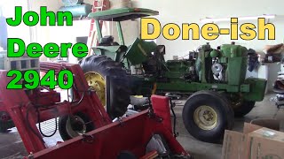 John Deere 2940 Tractor  Head Gasket Replacement  Part 2 [upl. by Allys]