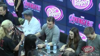 Watch the FULL Marvels The Avengers Signing at ComicCon 2014 [upl. by Anthia]