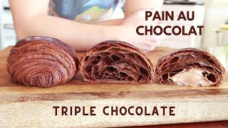 Triple Pain au chocolat Surprise your guests [upl. by Odrick]