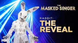 The Rabbit Is Revealed  Season 1 Ep 8  THE MASKED SINGER [upl. by Tebazile]