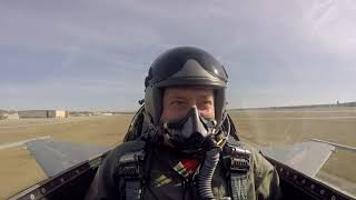 Unrestricted Climb Takeoff in F16 Fighter Jet [upl. by Alexandr601]