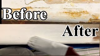 HOW TO FIX PEELING FLAKING PAINT  CHIPPED PAINT REPAIR [upl. by Aivan623]