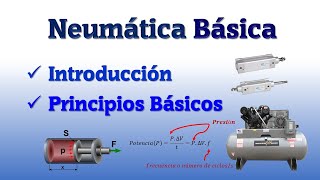 NEUMÁTICA BÁSICA  INTRODUCCIÓN  PRINCIPIOS BÁSICOS [upl. by Yrrag]