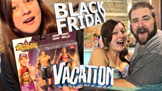 SHE DELAYED VACATION FOR WWE TOY MOTHERLOAD BLACK FRIDAY UNBOXING [upl. by Dacey]