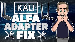 Kali Linux WiFi Alfa Adapter Fix [upl. by Sotsirhc]