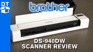 Brother DS940DW Portable Scanner Review  How To Use [upl. by Layol470]