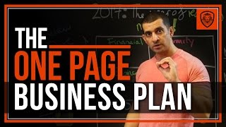 How to Write a One Page Business Plan [upl. by Yeta998]