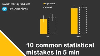 Ten Statistical Mistakes in 5 Min [upl. by Imiaj]