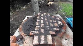 CONSTRUCCION HORNO DE BARRO Y LADRILLOS woodfired oven with mud [upl. by Nnairret]