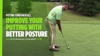 Proper Golf Posture for Improved Putting  Titleist Tips [upl. by Fairfax]