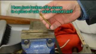 How to Remove a Broken Screw [upl. by Neztnaj]