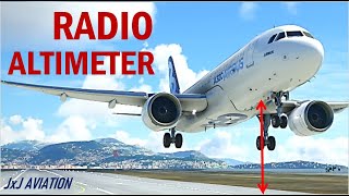 What is a RADIO ALTIMETER  How it Functions  Advantages amp Disadvantages of RA  Aviation Notes [upl. by Alejandro494]