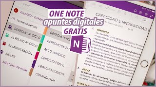 APUNTES DIGITALES EN ONE NOTE  CÓMO USARLA Paso a Paso [upl. by Kassia]