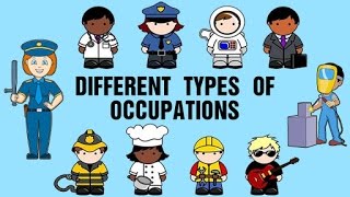 Different Types Of Occupations  Learning About Jobs And Professions For Kids  Preschool Learning [upl. by Cyrill]