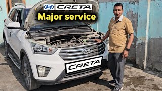 Hyundai Creta petrol Major Service [upl. by Abbub]