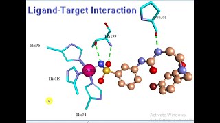 Discovery Studio Visualizer tutorial 3  Ligandtarget interaction 3D MajidAli2020 [upl. by Genesa103]