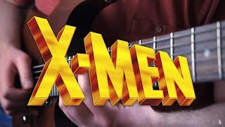 XMen The Animated Series Theme on Guitar [upl. by Nauquf]