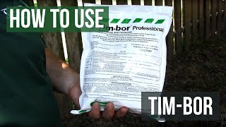 How to use TimBor Wood Preservative [upl. by Sedberry]