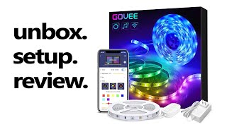 Govee LED Lights  Unboxing Review and Setup Guide [upl. by Jacki]