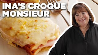 Ina Gartens Croque Monsieur  Barefoot Contessa  Food Network [upl. by Femmine]