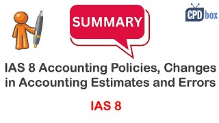 IAS 8 Accounting Policies Changes in Accounting Estimates and Errors  still applies in 2024 [upl. by Loella]