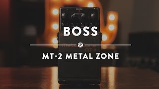 Boss MT2 Metal Zone Distortion  Reverb Demo Video [upl. by Nabe]