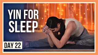 15 min Yin Yoga for Sleep – Day 22 YOGA FOR FLEXIBILITY amp RELAXATION [upl. by Charmine]