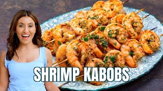 How to Make Juicy Shrimp Kabobs [upl. by Orlina]