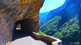 Gorges du Nan Vercors 4K drone  Magnificent French Roads [upl. by Akselav]